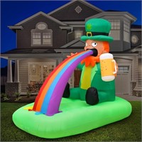 Holidayana 4.5ft St Patricks Day Inflatable Leprec