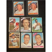(544) 1966 Topps Baseball Cards Low Grade