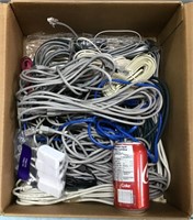 Box of telephone & network cables