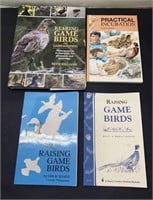 Game bird raising & incubation book lot