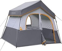 Hikergarden 6 Person Camping Tent - Portable Easy