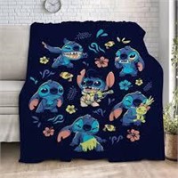 Lilo & Stitch Christmas Blanket  Flannel  XS