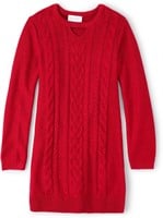 The Children's Place Girls' Sweater Dress Red 5T