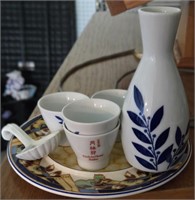 Lot of Sake/Japanese Dishware