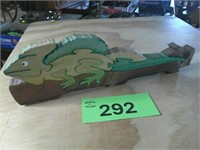 Wooden 3D Iguana Puzzle