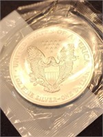 2003 Silver American Eagle $1 coin. Uncirculated
