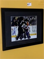 PENS JOHNSON NUMBER 1 FIGHT SCENE SIGNED LL