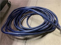 Blue garden hose