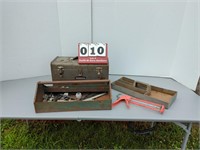 Craftsman Tool Box and 2 Tool Trays