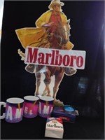 Marlboro Man advertisement, 30" - Camel tin -