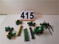 Tote of JD Toys Combines ~ Tractor ~ Sprayer