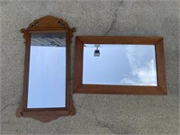 Two Vintage Mirrors