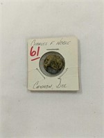 Charles Noble Canning Token Cannon Delaware