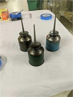 3 Oil Cans Pierce Hardware Milford Delaware