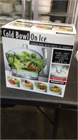 Cold bowl on ice