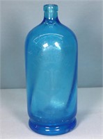 Unusual Blue Optic Swirl Mineral Water Bottle