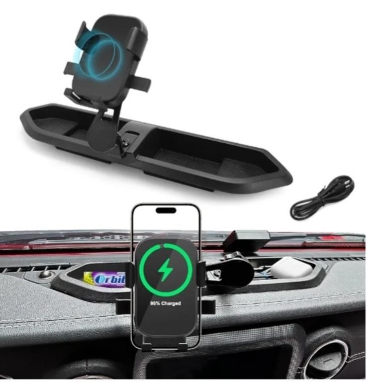 Upgraded Wireless Charging Phone Mount for 2018