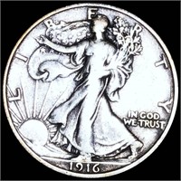 1916 Walking Liberty Half Dollar NICELY CIRCULATED