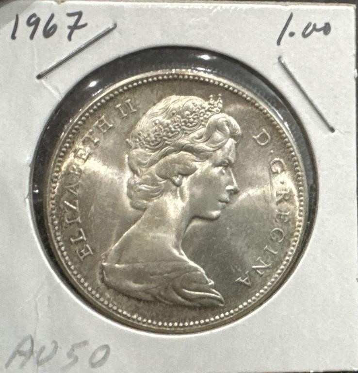 1967 Canada Silver Dollar