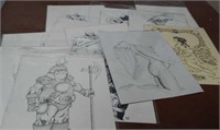 Group of Prints- Mostly All Signed Norton