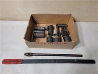 Jumbo Metric Sockets with Williams Breaker Bar