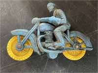 Blue Auburn Police Rubber Motorcycle
