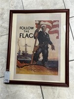 Follow The Flag Print
