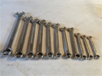 1/2” to 1 1/4 “. Standard wrenches