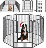 Mr IRONSTONE 40 Height Dog Playpen  8 Panels