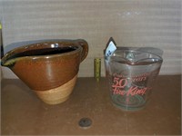 Vintage Fire King Measuring Cup (50th Anniv.) &