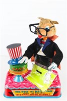 Japanese Battery Operated Mr. Fox the Magician
