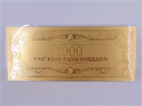 One Thousand Gold Novelty Note
