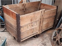 Cast Iron Wheel Warehouse Cart