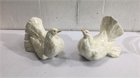 2 Ceramic Doves T7G