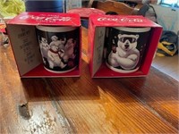 2 COCA-COLA MUGS IN BOXES