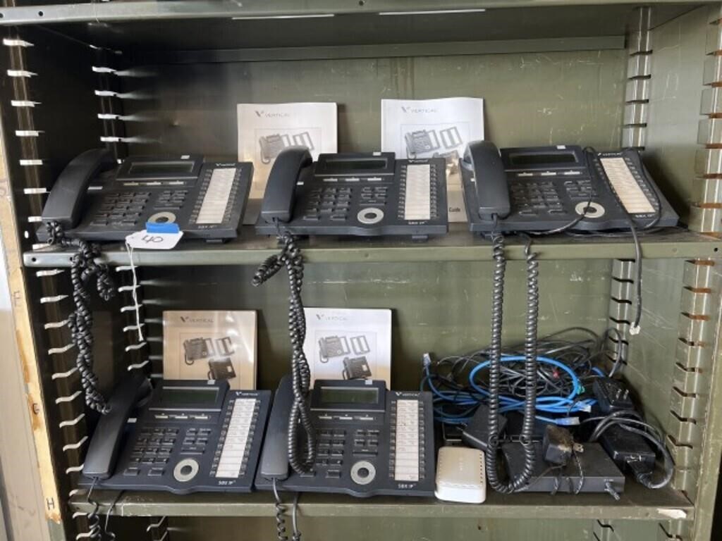Vertical 5-Line Phone System