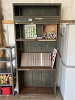 Section of Metal Shelving