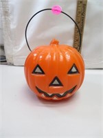Vintage Halloween Hard Plastic Jack-O-Lantern