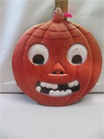 Vintage Halloween Die Cut  Pumpkin 8&3/4"