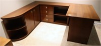 2pc Wood Desk