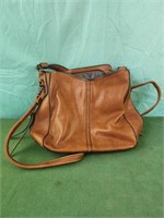 Realer brown purse 13x9