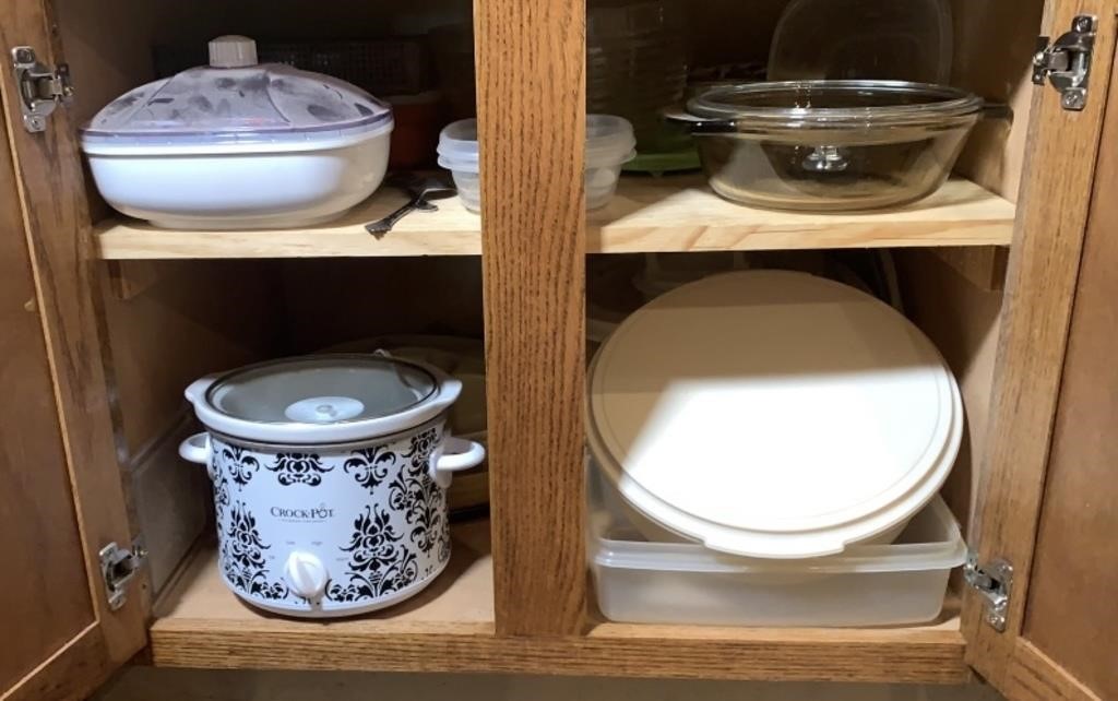 Crockpot, Tupperware, Silverware