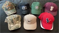 Collection of Hats incl Reebok & Nike