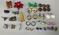 Button Covers, Brooches & Earrings