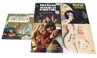 THE MONKEES, ELVIS AND MORE RECORD ALBUMS