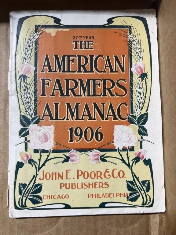 1906 American farmers almanac