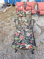 WROUGHT IRON LOUNGER