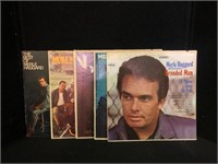 Vintage Merle Haggard Record Albums