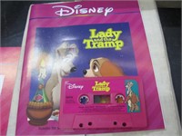 DISNEY LADY AND THE TRAMP BOOK AND CASSETTE