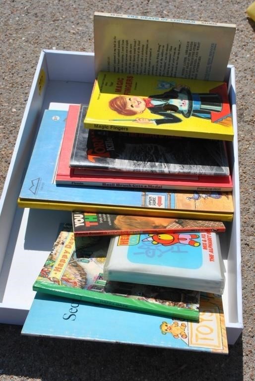 Flat of kids books